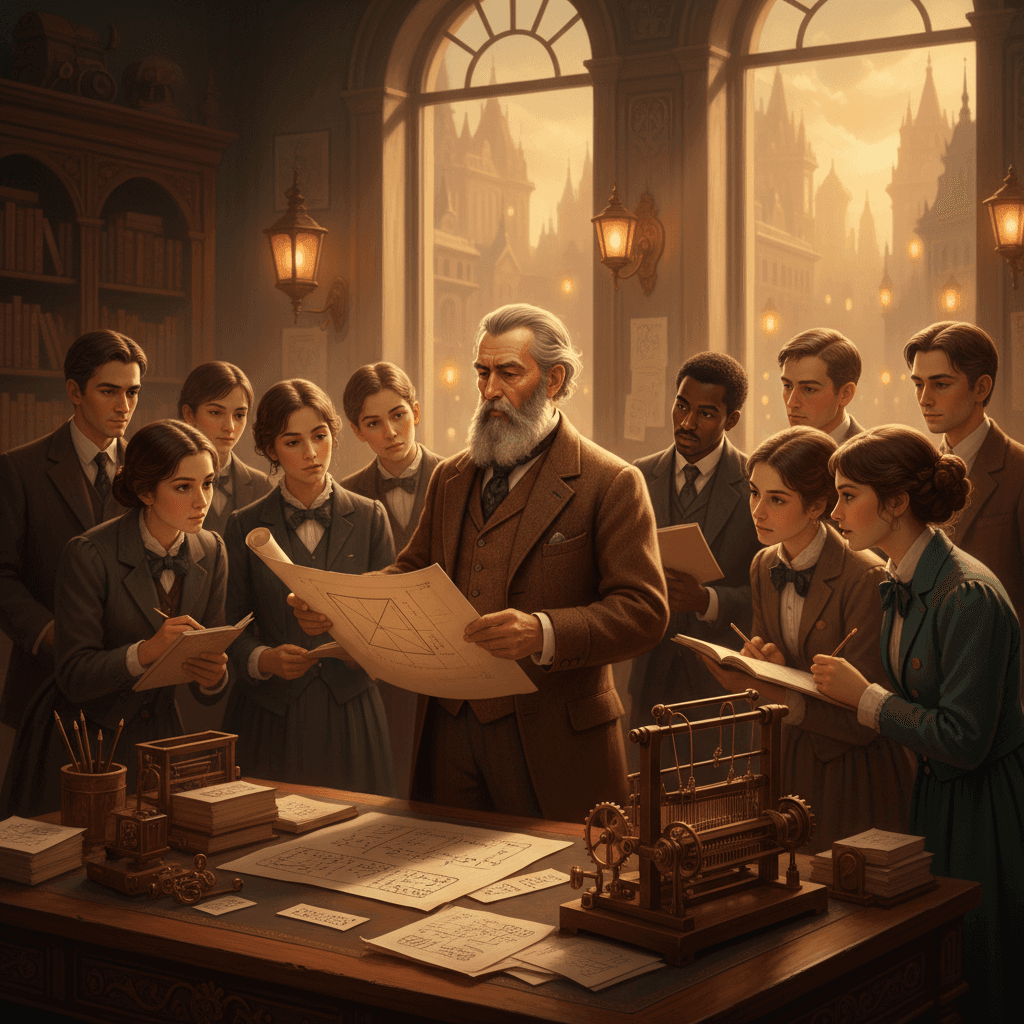 设计推动进步的工具,然后教别人也去打造它们。——艾达·洛夫莱斯