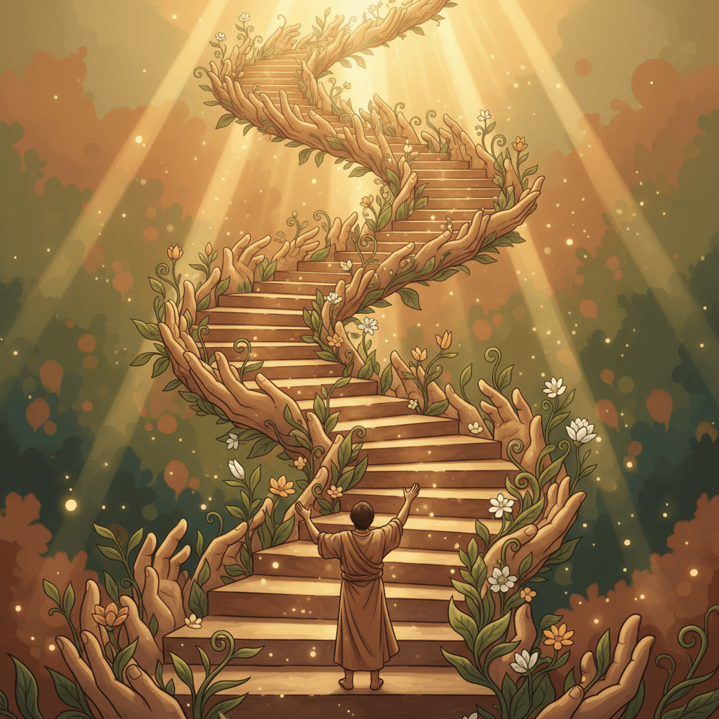 Lift your hands to the tasks that frighten you; courage grows where effort is planted. — Rumi