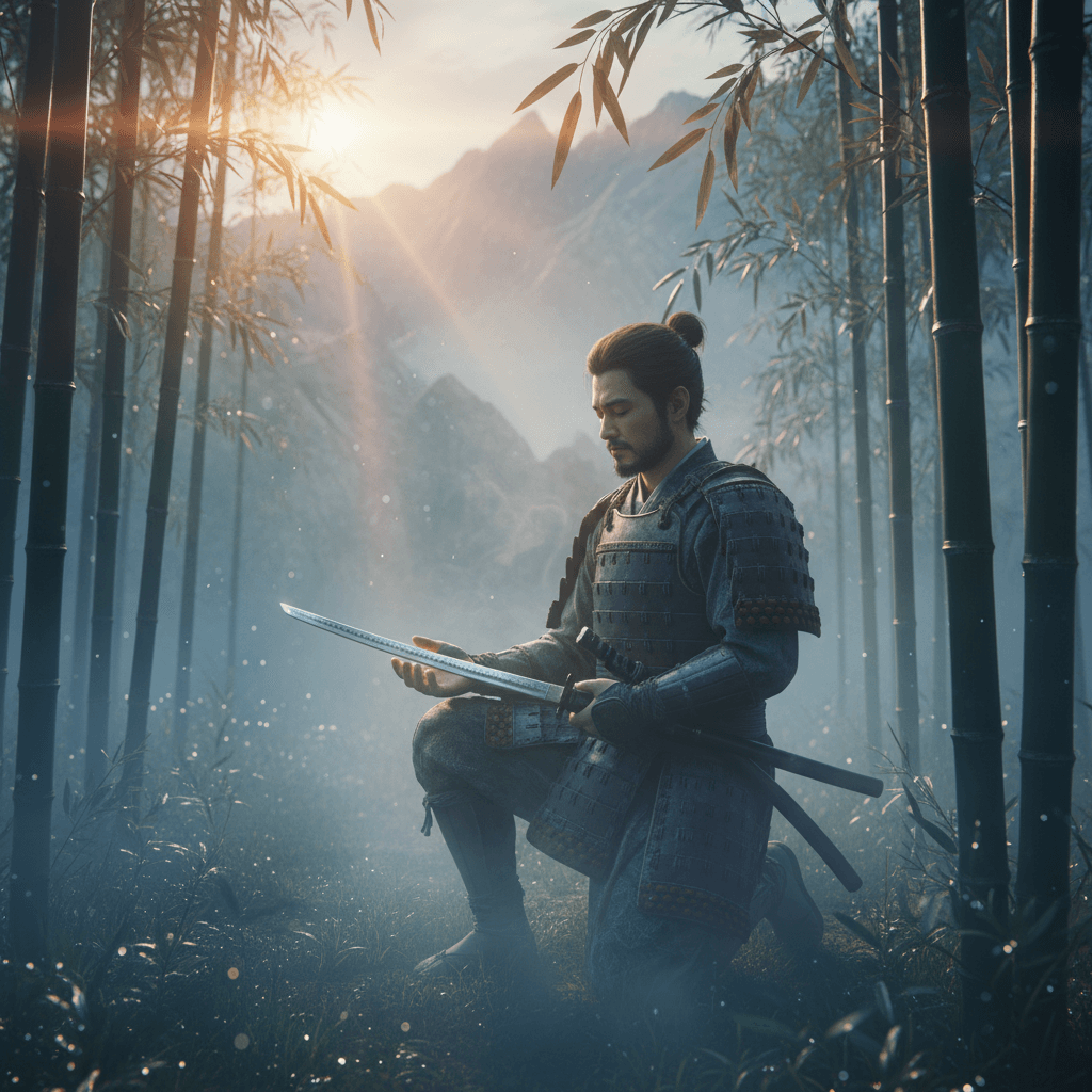 Aguza tu espíritu como una espada; la concentración hace que cada golpe cuente. — Miyamoto Musashi