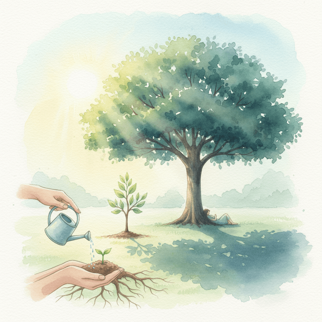 Nurture the seed of your vision until it grows tall enough to cast shade — Alice Walker