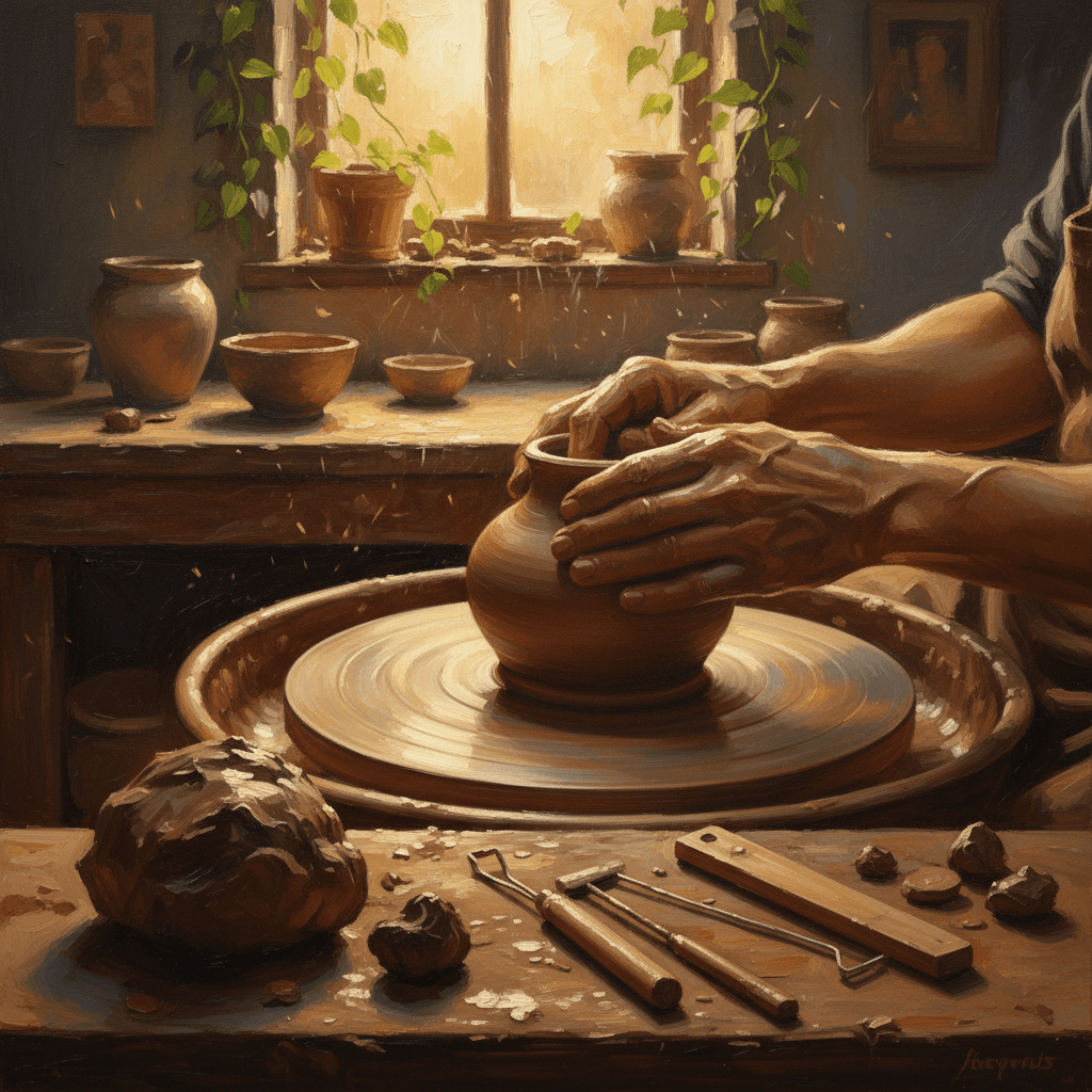 Haz del trabajo un arte; la belleza premia las manos perseverantes. — Derek Walcott