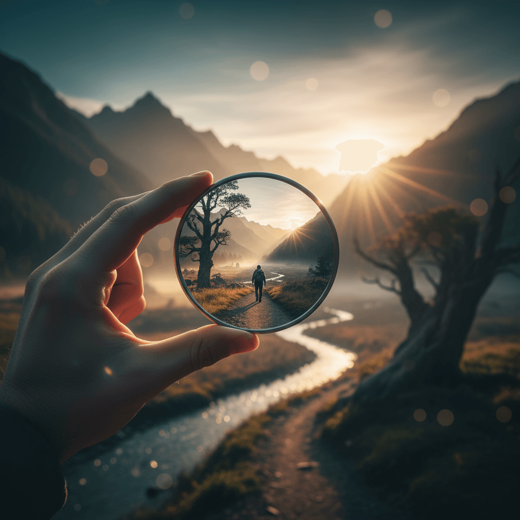 Aim your will like a lens; the world will focus where you look. — Seamus Heaney