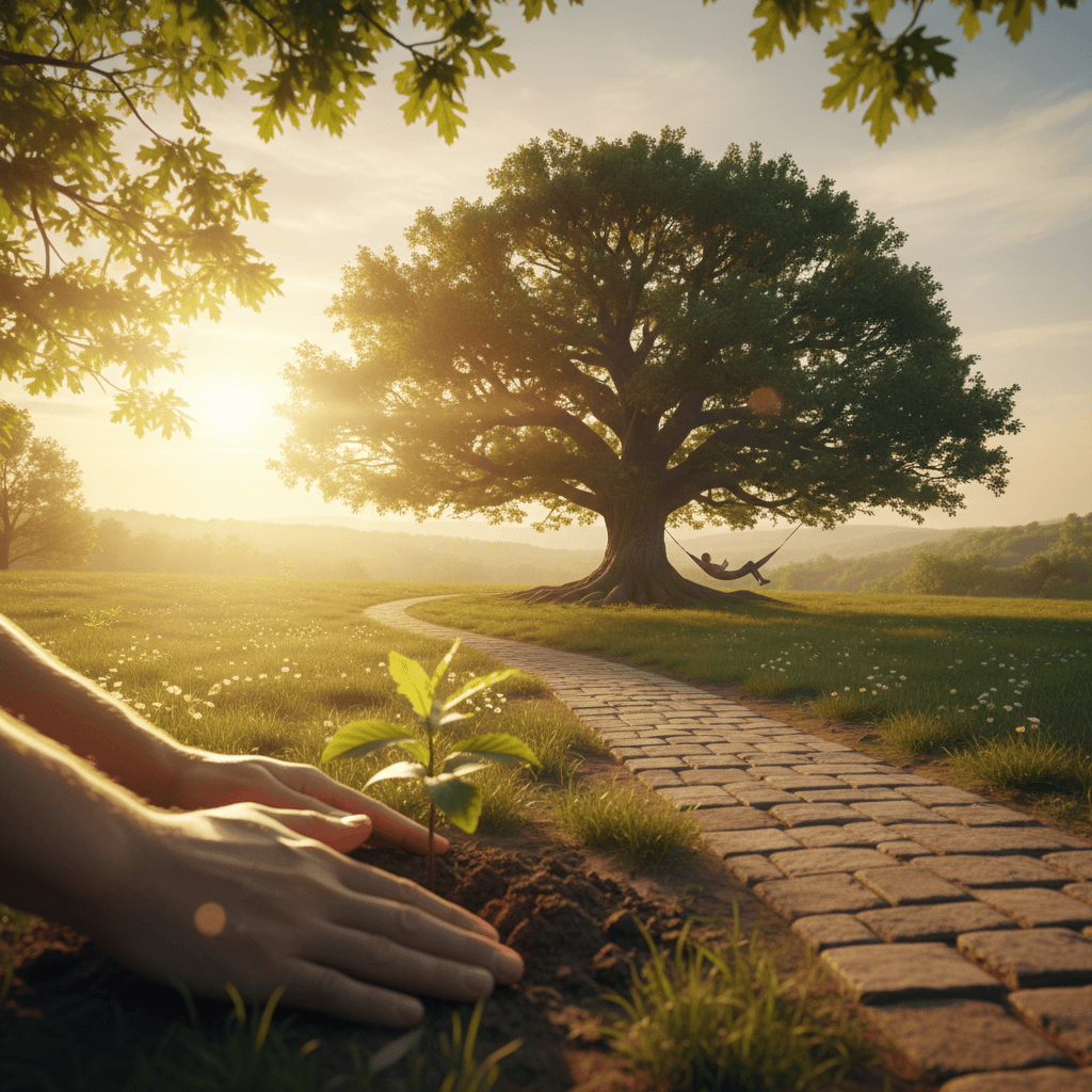 Planta hoy el pequeño proyecto que dará sombra a tu yo futuro. — Wangari Maathai