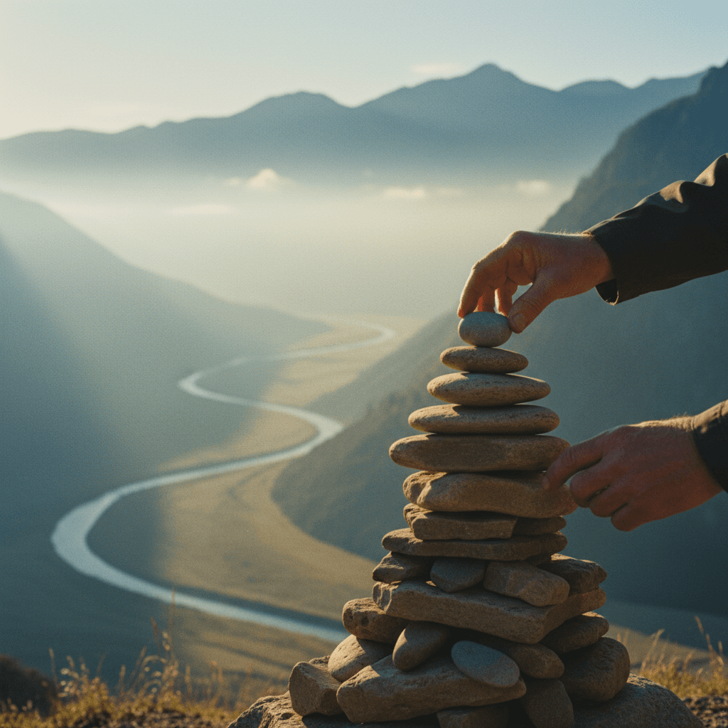 Pequeños actos acumulados a diario construyen monumentos de sentido. — Haruki Murakami