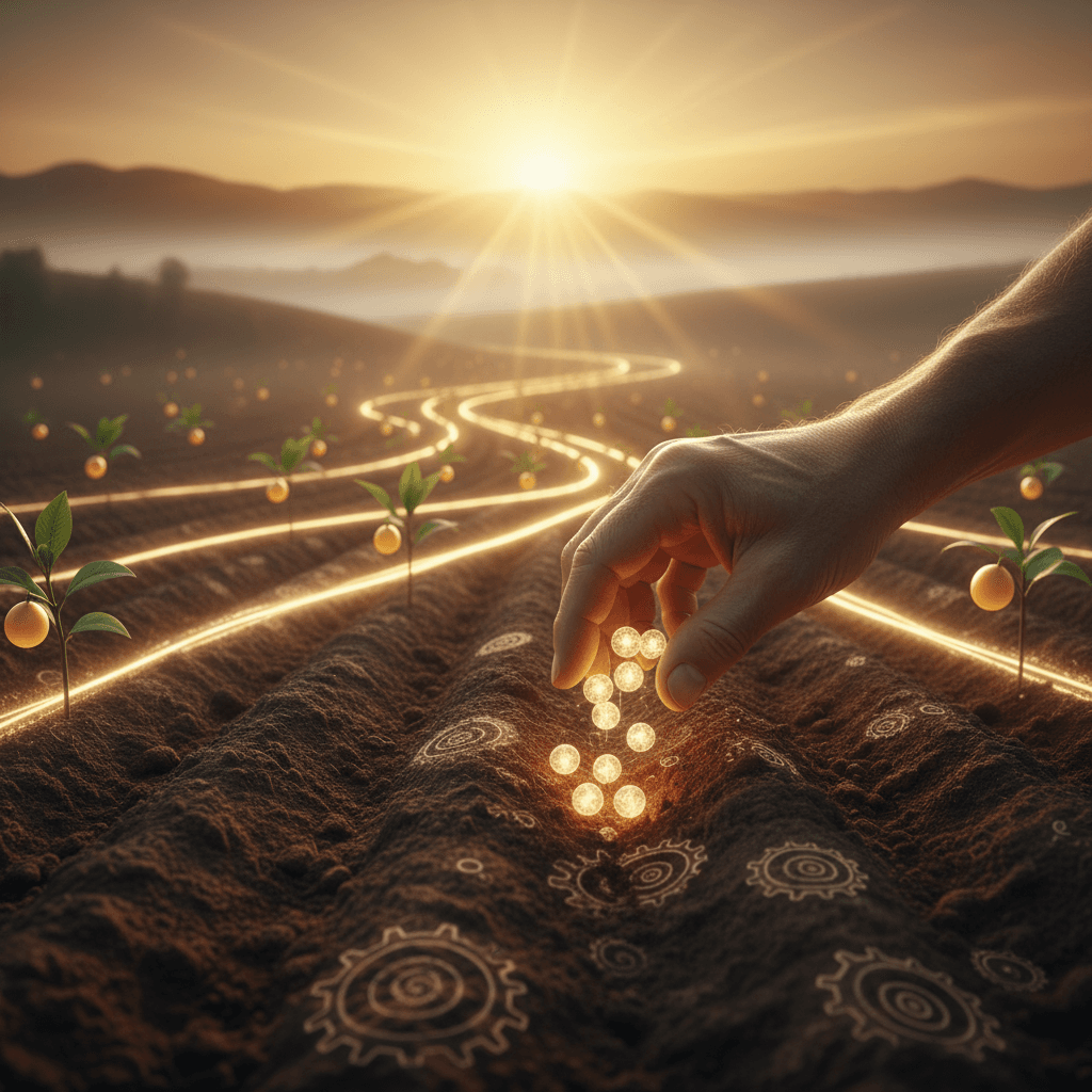 Sowing Action in Time, Harvesting Meaning 将行动之言播种在时间的土壤中,收获有意义的人生。——卡尔·荣格