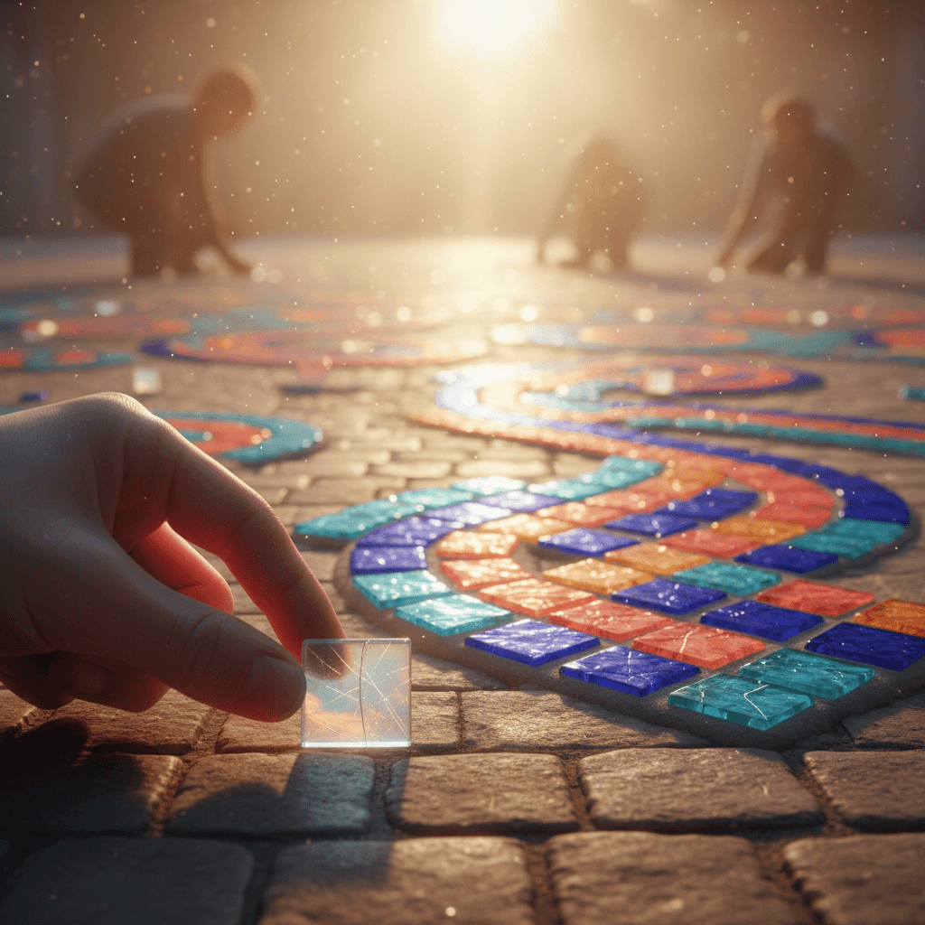 把微小的努力化作宏伟镶嵌画中明亮的彩石. — 鲁米