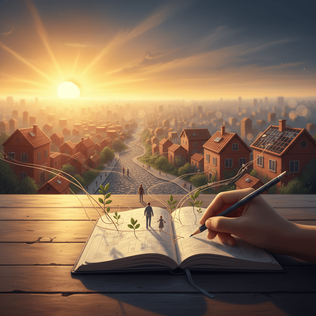 When you sketch tomorrow, color it with deeds, not wishes. — Rabindranath Tagore