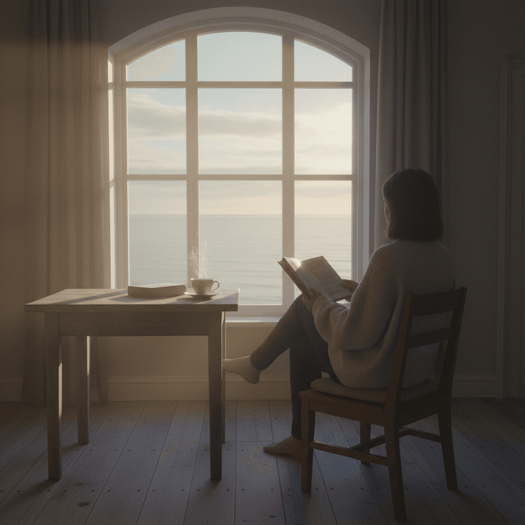 El valor sereno de ser uno mismo No hace falta apresurarse. No hace falta brillar. No hace falta ser nadie más que uno mismo. — Virgi