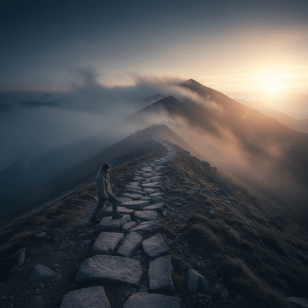 Escucha los llamados de tu mejor yo y responde con pasos deliberados. — San Agustín