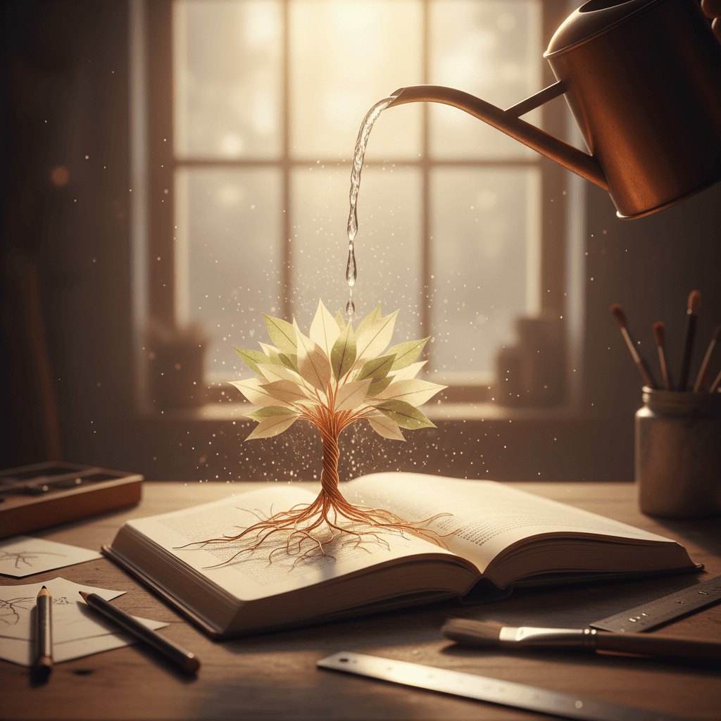 Cuando nutres tu idea con acciones, aprende a valerse por sí misma. — Chimamanda Ngozi Adichie