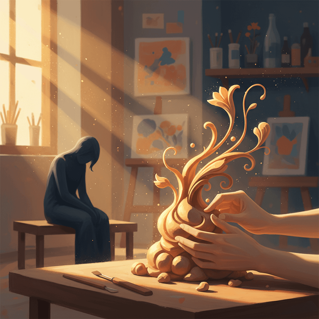 Keep your hands busy with creation, and fear will learn to sit quietly — Langston Hughes