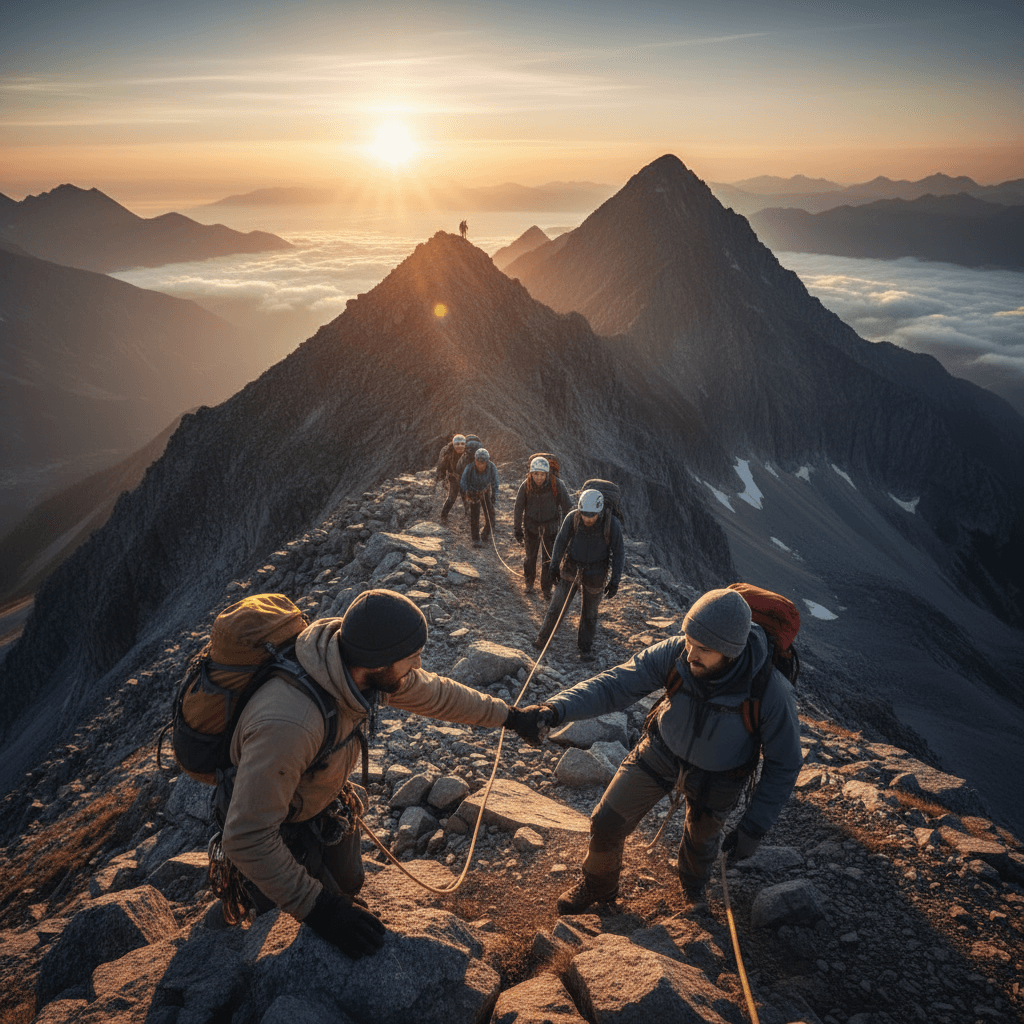 Eleva a los demás a medida que asciendes; el progreso crece cuando las manos se unen. — Nelson Mandela