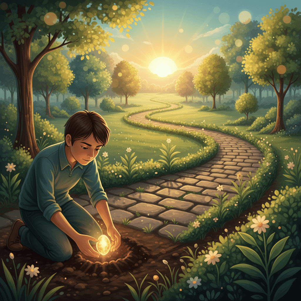 Plant courage in your daily choices and watch a life grow. — Rumi