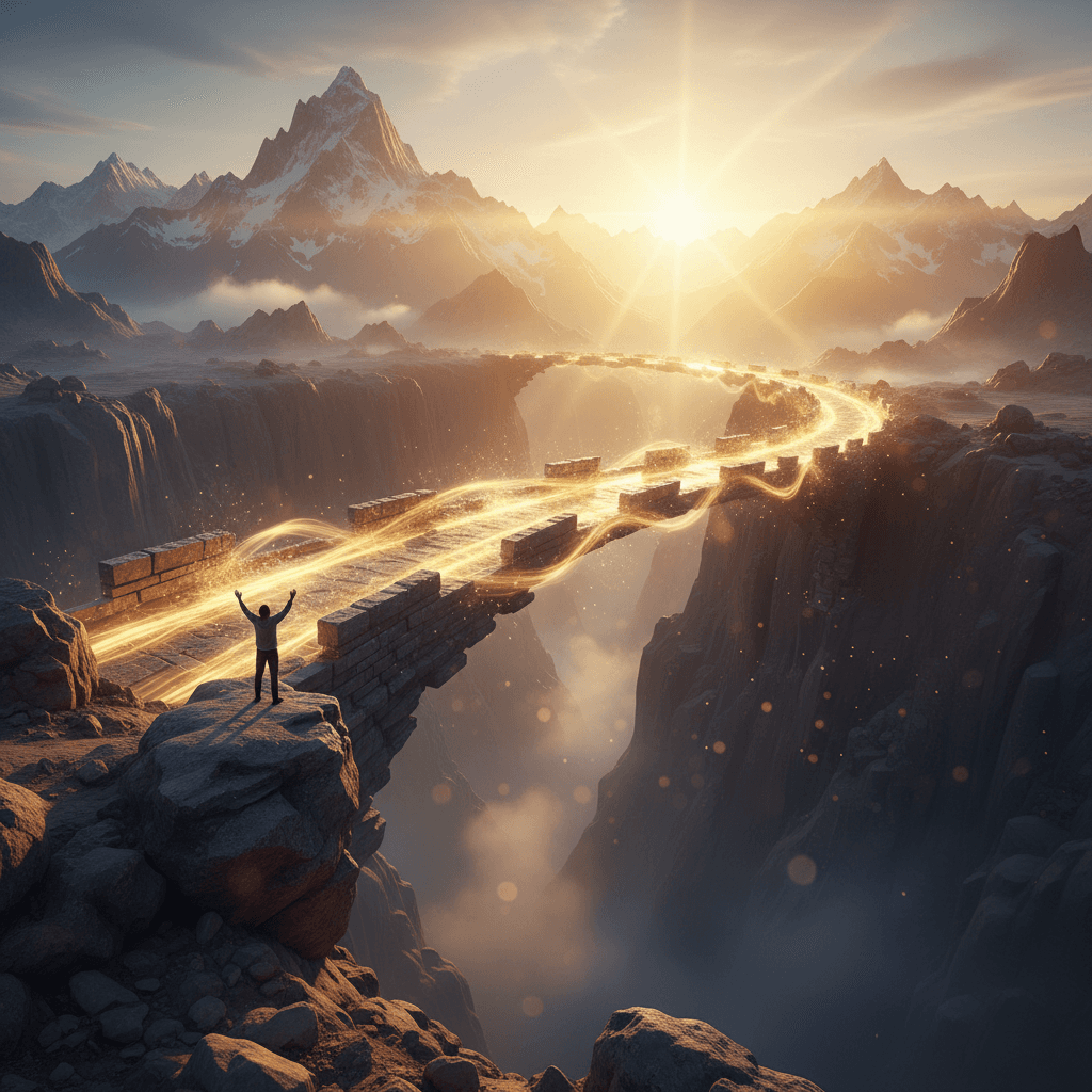 Build bridges with your will, and let hope walk across them. — Victor Hugo