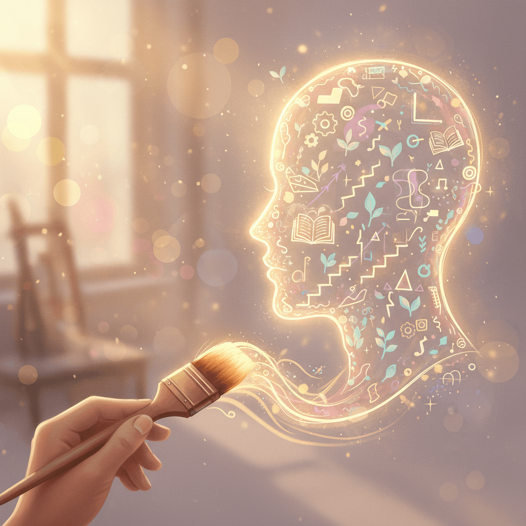 The brushstrokes of steady effort create the portrait of achievement. — Sandra Cisneros