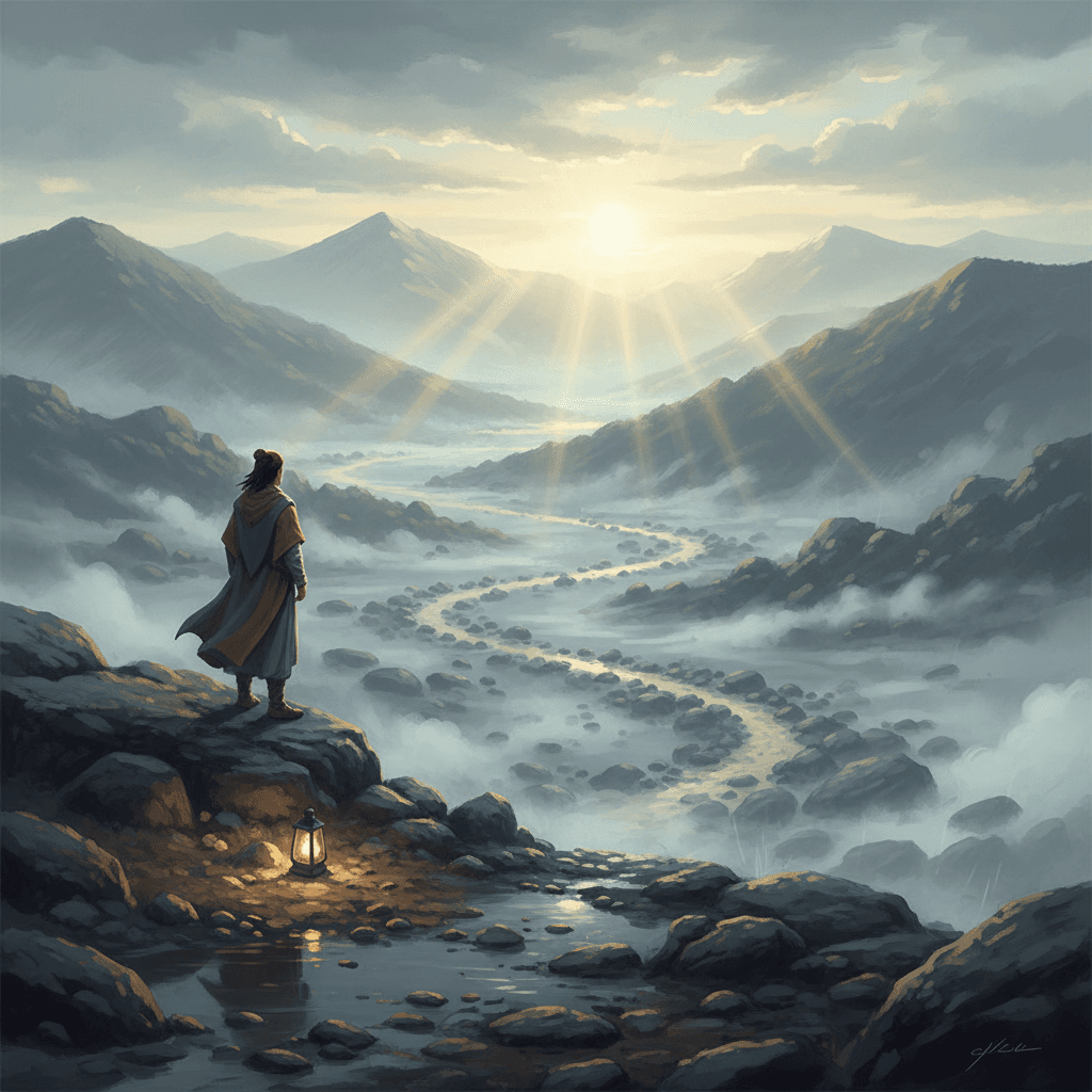 A calm mind organizes chaos into paths; step lightly and lead. — Confucius