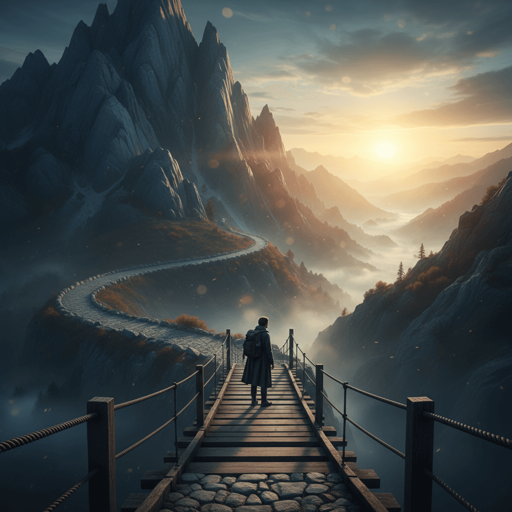 Si la montaña no se mueve, abre un camino a su alrededor y deja un puente para quienes vienen detrás. — Nelson Mandela