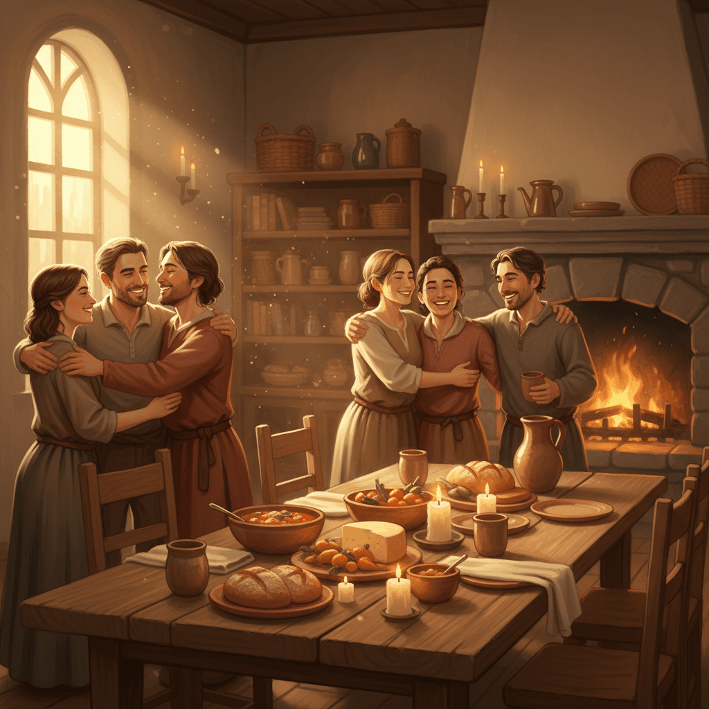 Small cheer and great welcome makes a merry feast. — William Shakespeare