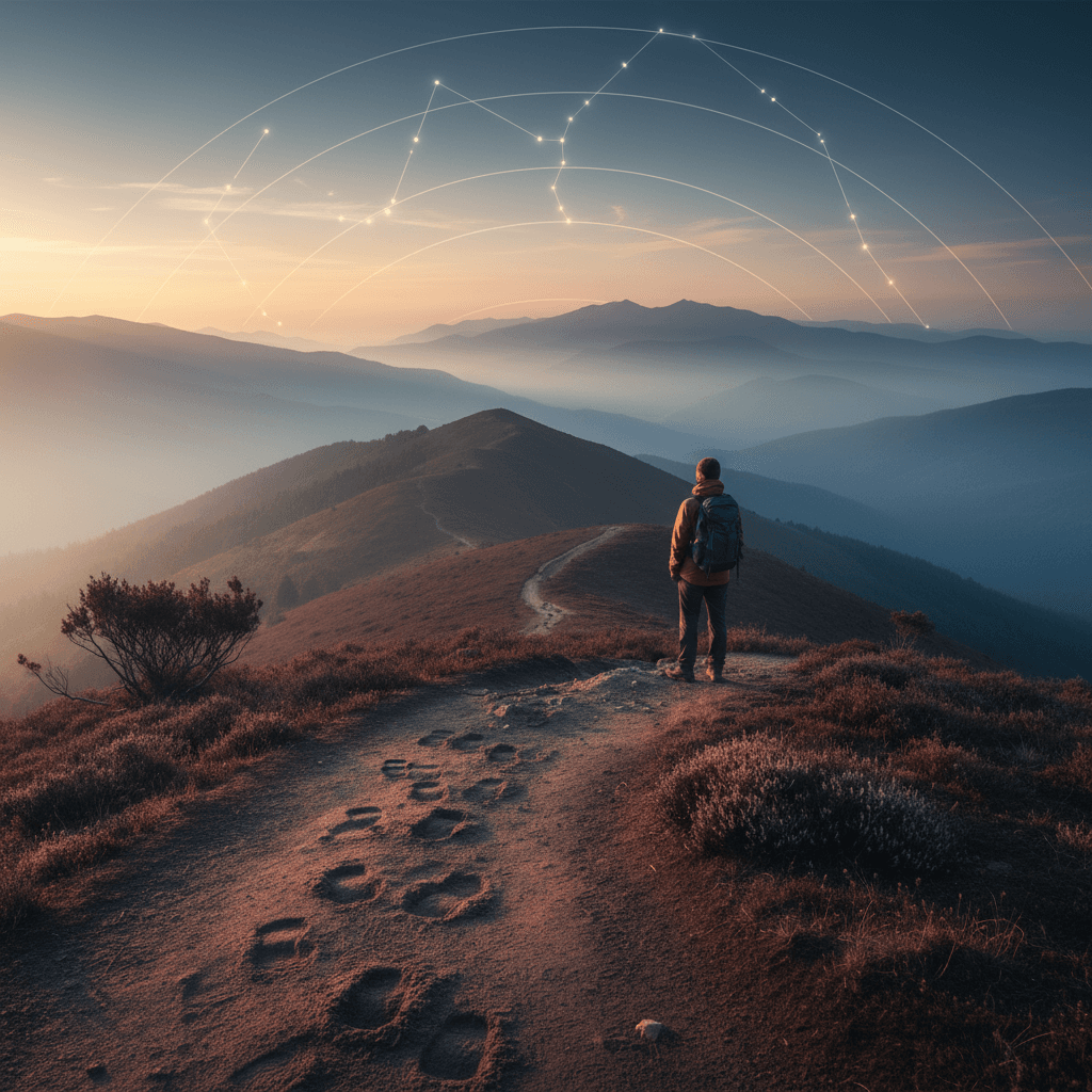 El mapa interior que guía pasos valientes Escucha el mapa silencioso que llevas dentro; sabe dónde pertenecen los pasos valientes. — Paulo Coe