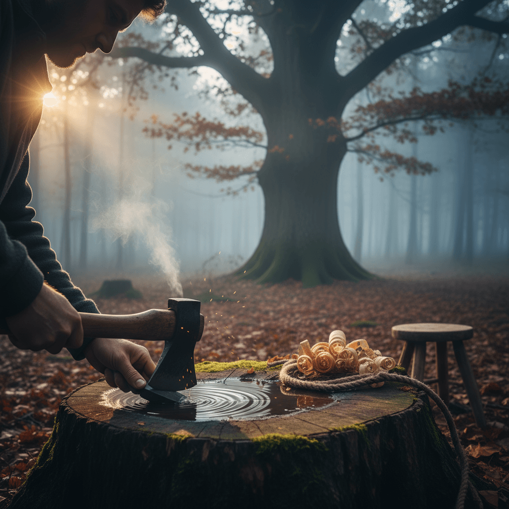 Afilar el hacha: preparación que potencia resultados Dame seis horas para talar un árbol y pasaré las primeras cuatro afilando el hacha. — Abraham Lincol