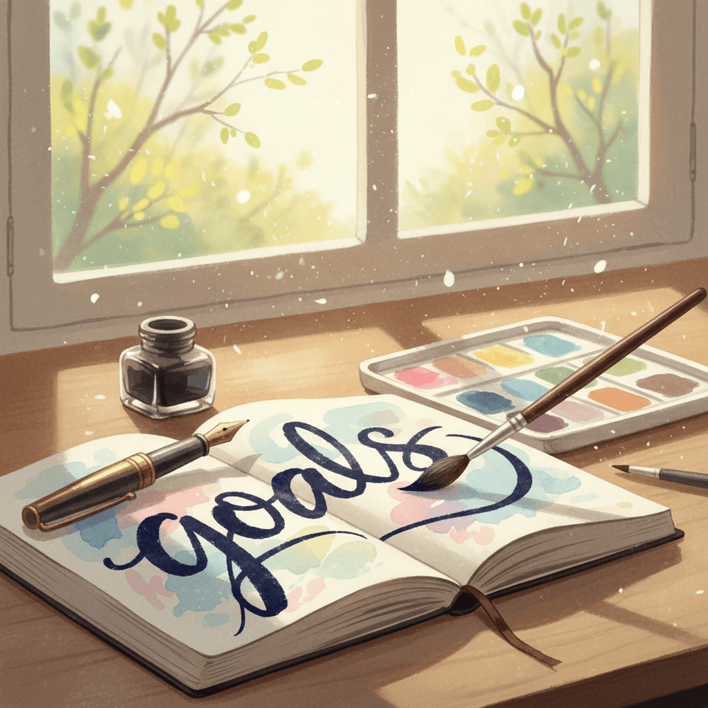 Ink your goals with effort and color them with patience. — Virginia Woolf