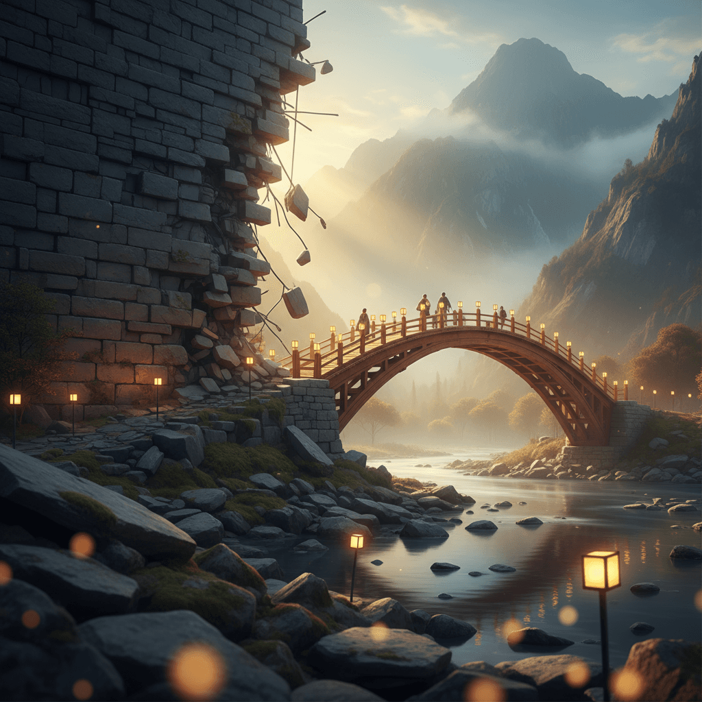 以细微而持久的善举行事;它们会在曾经矗立高墙之处架起桥梁。——马可·奥勒留