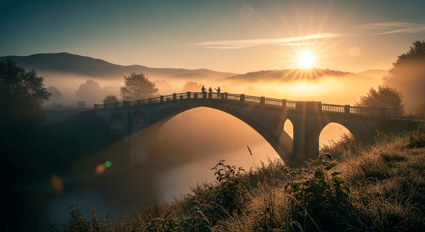 Puentes de compasión que conducen a fortaleza Tiende puentes con compasión y los cruzarás con fortaleza. — Kahlil Gibran