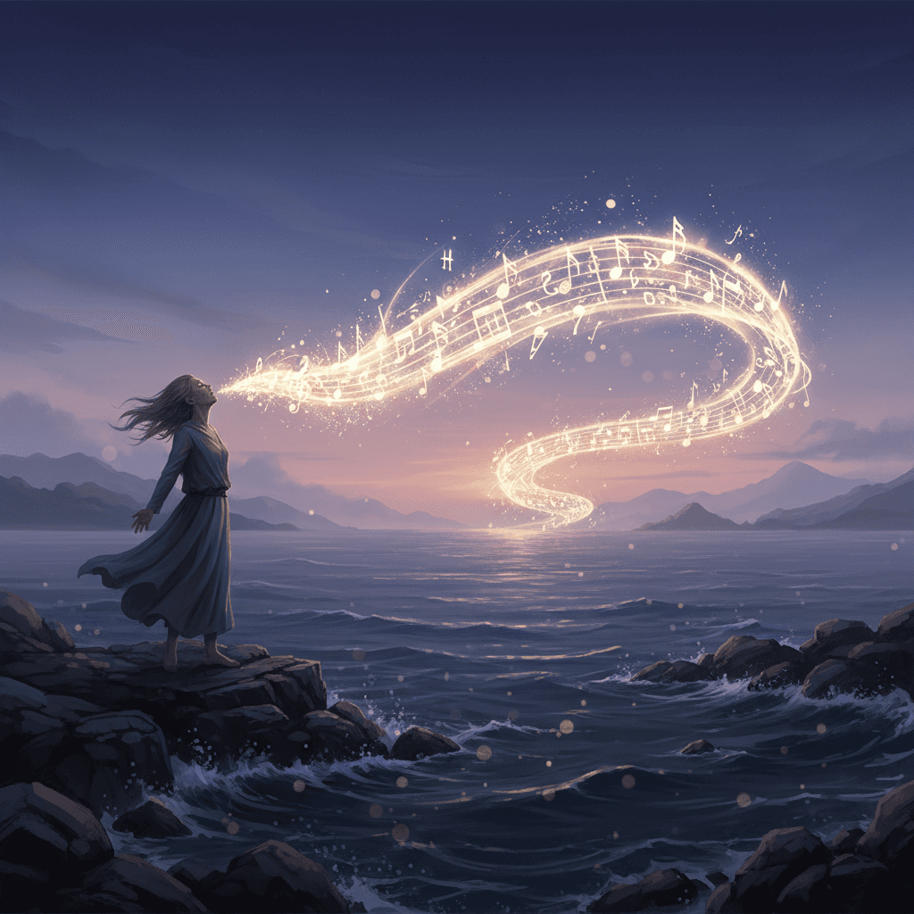 Sing what you hope into being; a single song can bridge you to distant shores. — Sappho