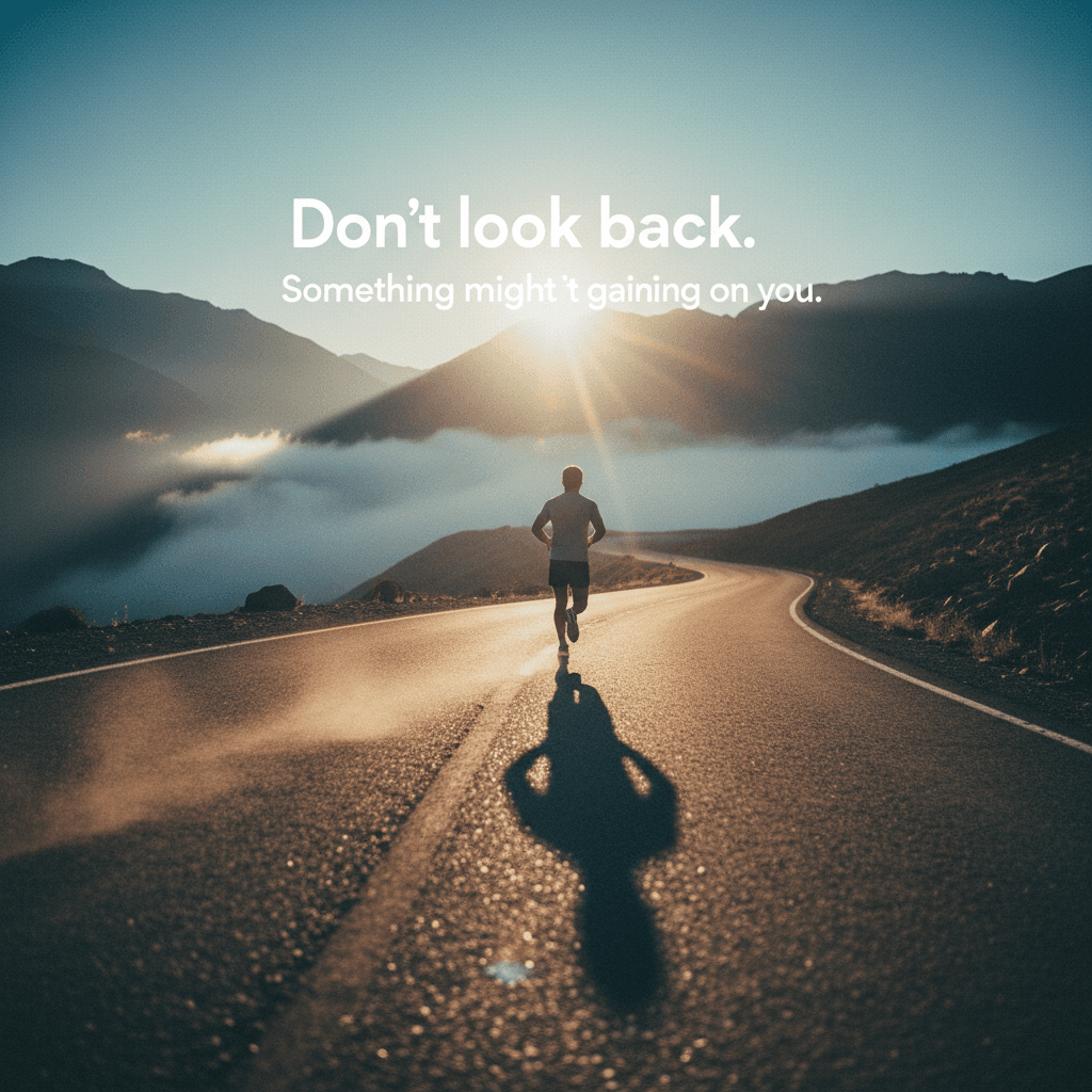 No mires atrás. Algo podría estar acercándose. — Satchel Paige