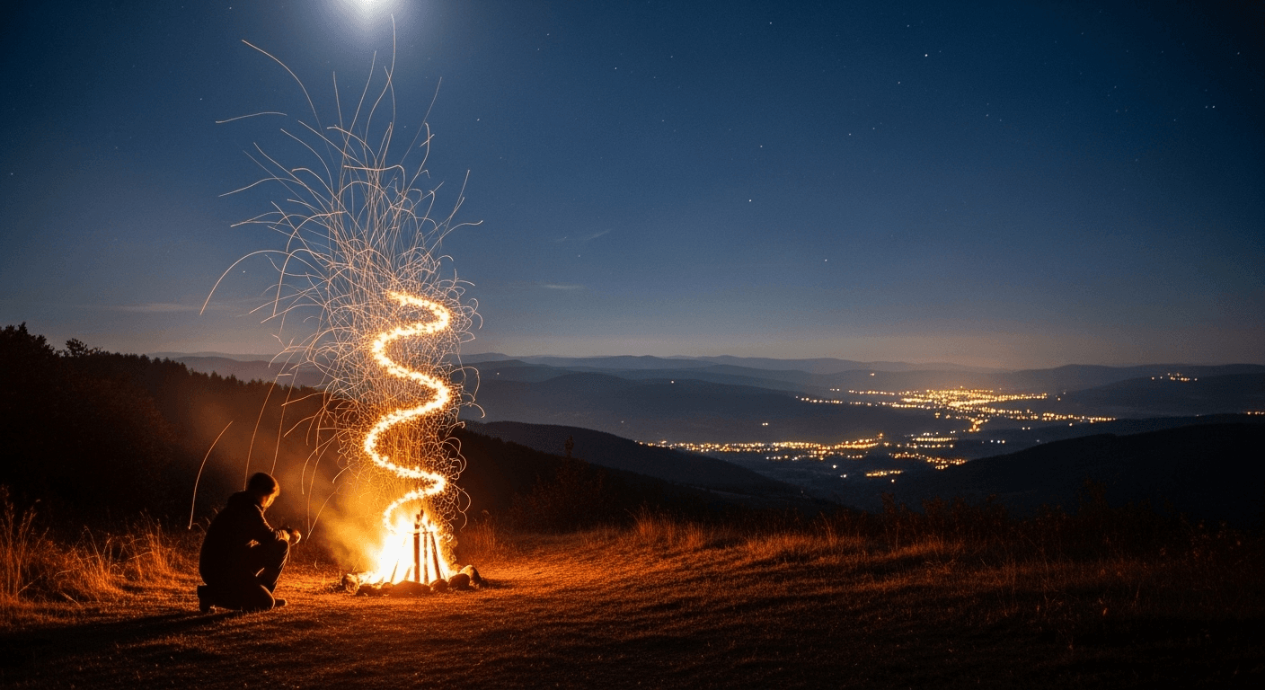Reúne tus pequeñas chispas en una hoguera que pueda verse desde el pueblo vecino. — Maya Angelou