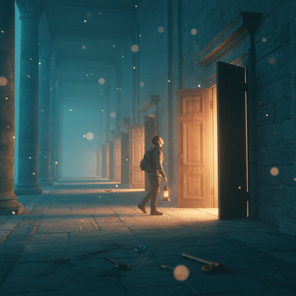 De la curiosidad a la valentía: puertas abiertas Convierte la curiosidad en valentía y las puertas dejarán de parecer desconocidas — Chinua Achebe