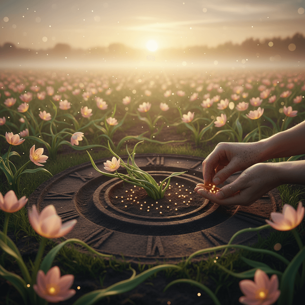 Siembra generosidad en la tierra de tus horas y observa cómo el mañana florece de manera diferente. — Khalil Gibran