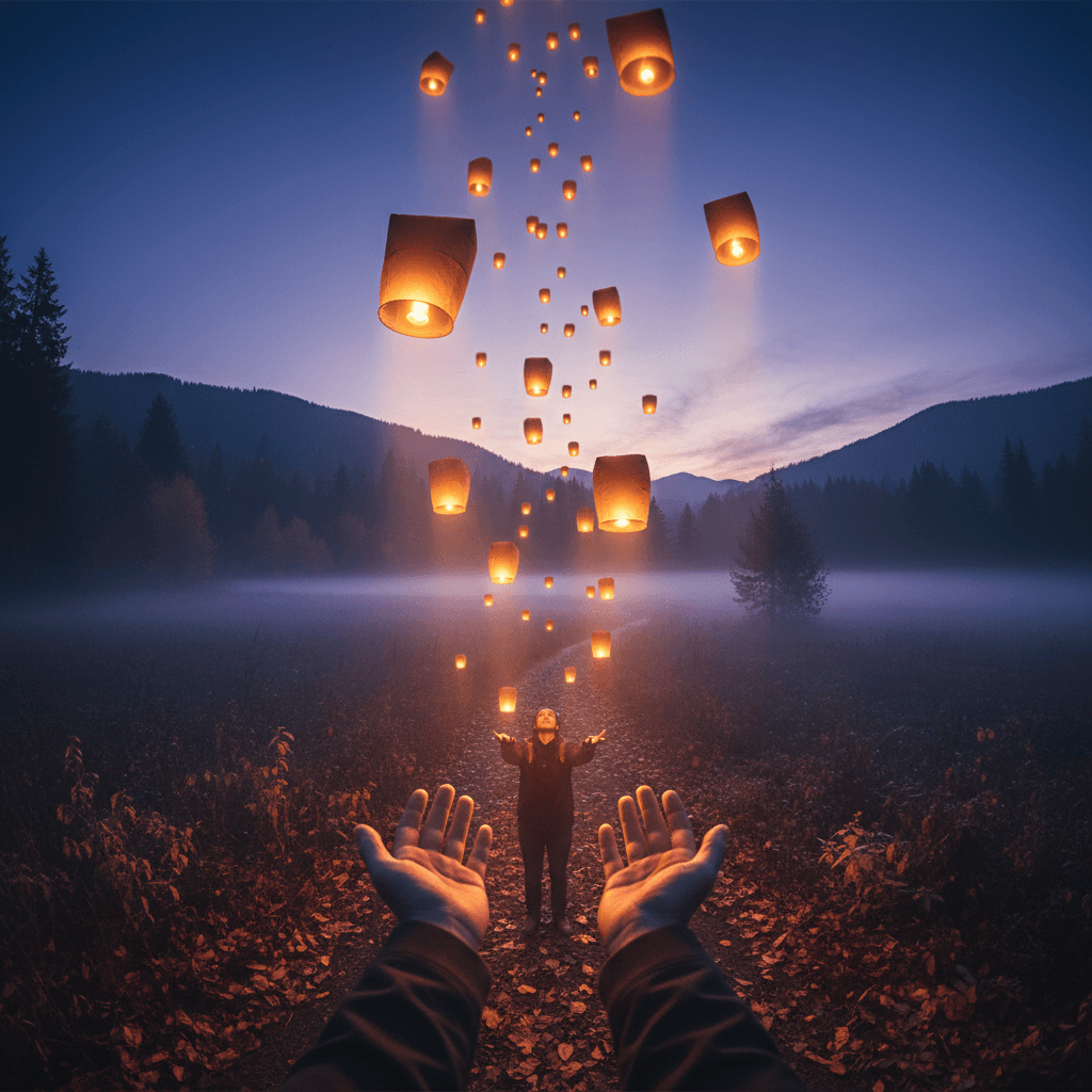 Los sueños se convierten en faroles cuando te encaminas hacia ellos con las manos abiertas. — Paulo Coelho