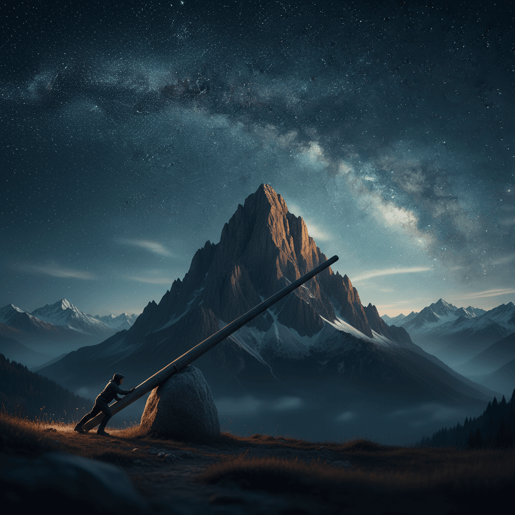 Hold fast to questions; they are the levers that move mountains. — Carl Sagan