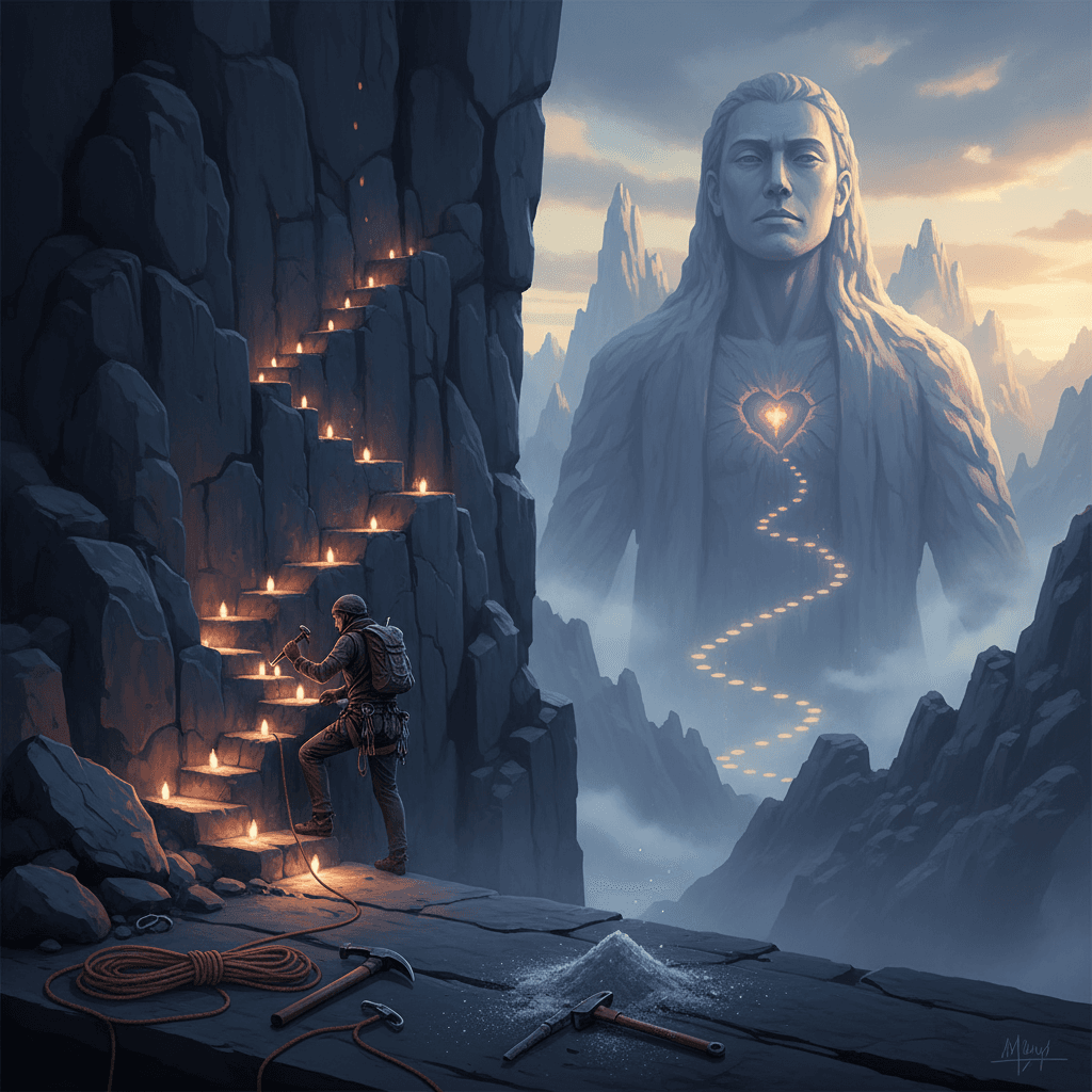 Hábito y valentía: cómo esculpir lo extraordinario Convierte los pequeños actos de valentía en un hábito; el hábito esculpirá lo extraordinario. — Virg