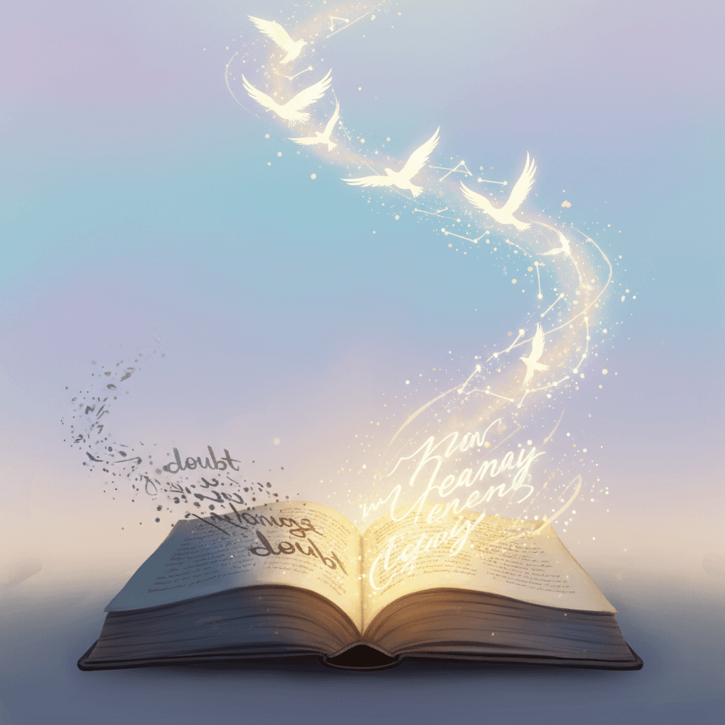 Turn the page of doubt and write the paragraph that astonishes you. — Marcus Aurelius