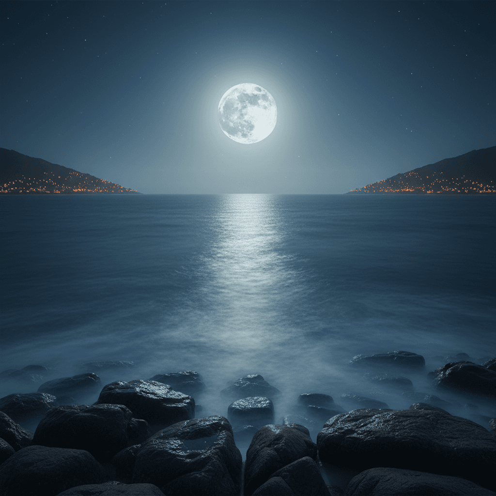 “海上生明月,天涯共此时。”——张九龄