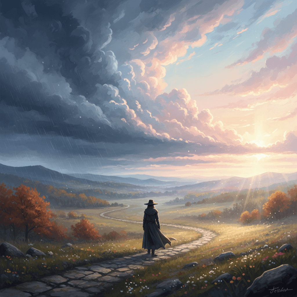 Keep walking through the weather of your days; new skies open quietly — Haruki Murakami