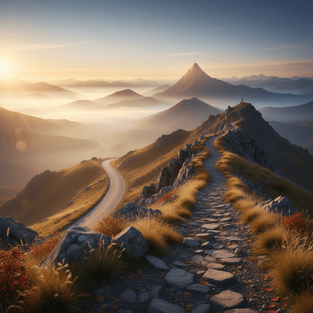 Seek the narrow path that leads to meaning rather than the wide road that promises ease. — Kahlil Gibran