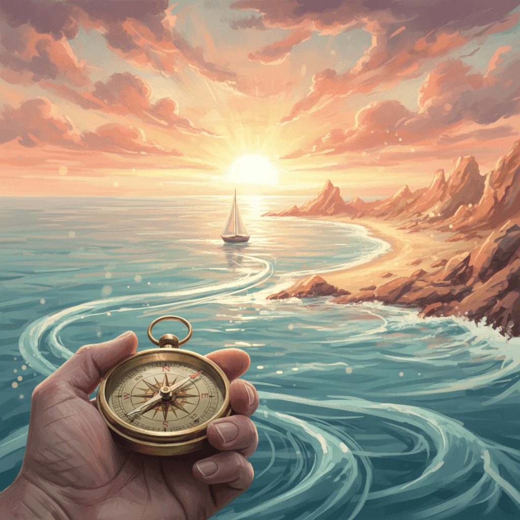 Mantén firme tu brújula y navega hacia la orilla que crearás. — Frida Kahlo