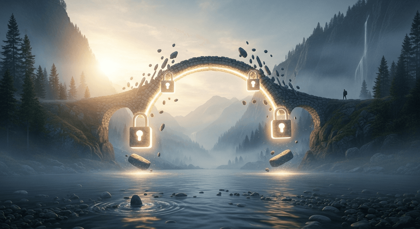 De dudas a puente: la arquitectura interior Reúne tus dudas dispersas y úsalas como piedras para construir un puente. — Toni Morrison