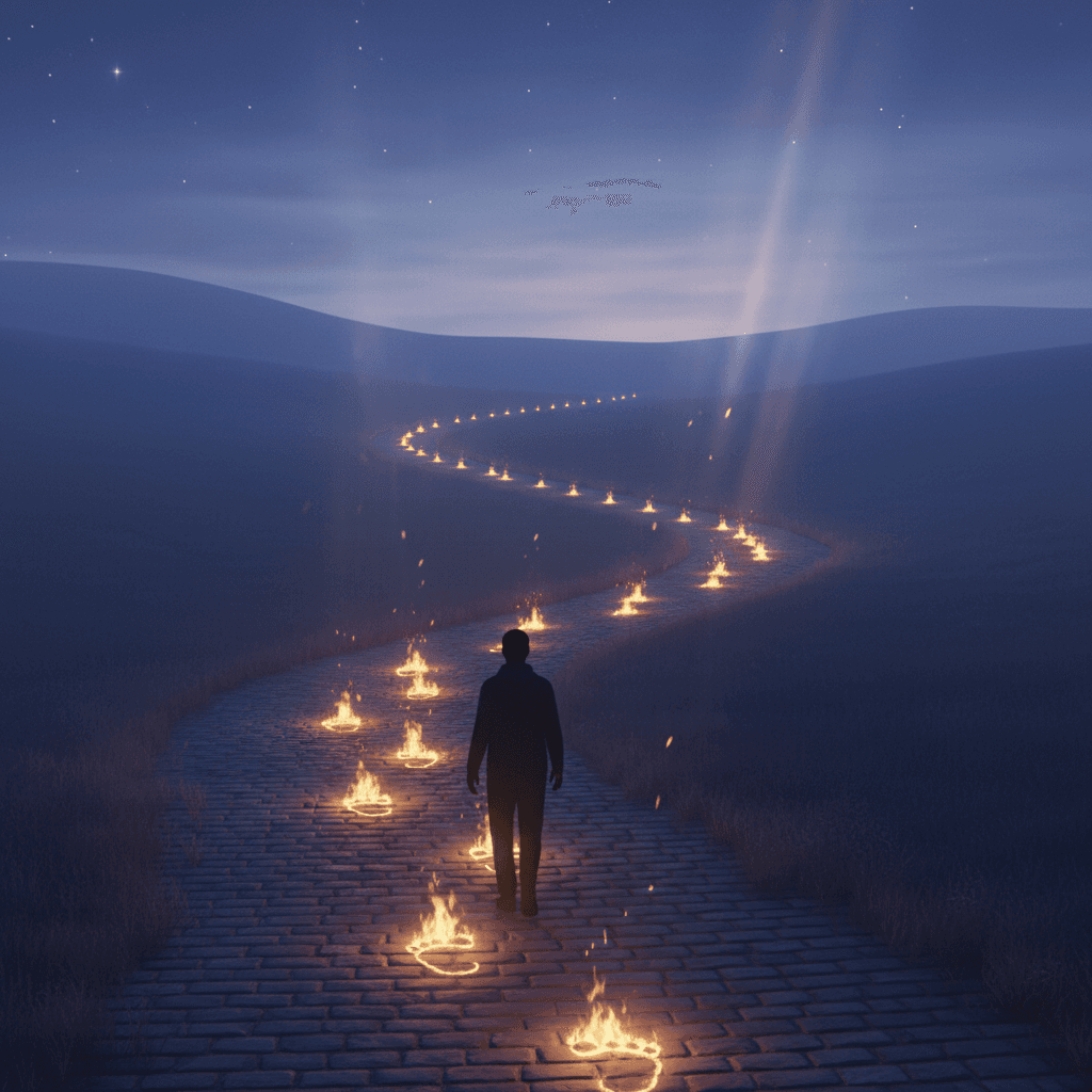 Let your longing be a flame that lights the path beneath your feet. — Sappho