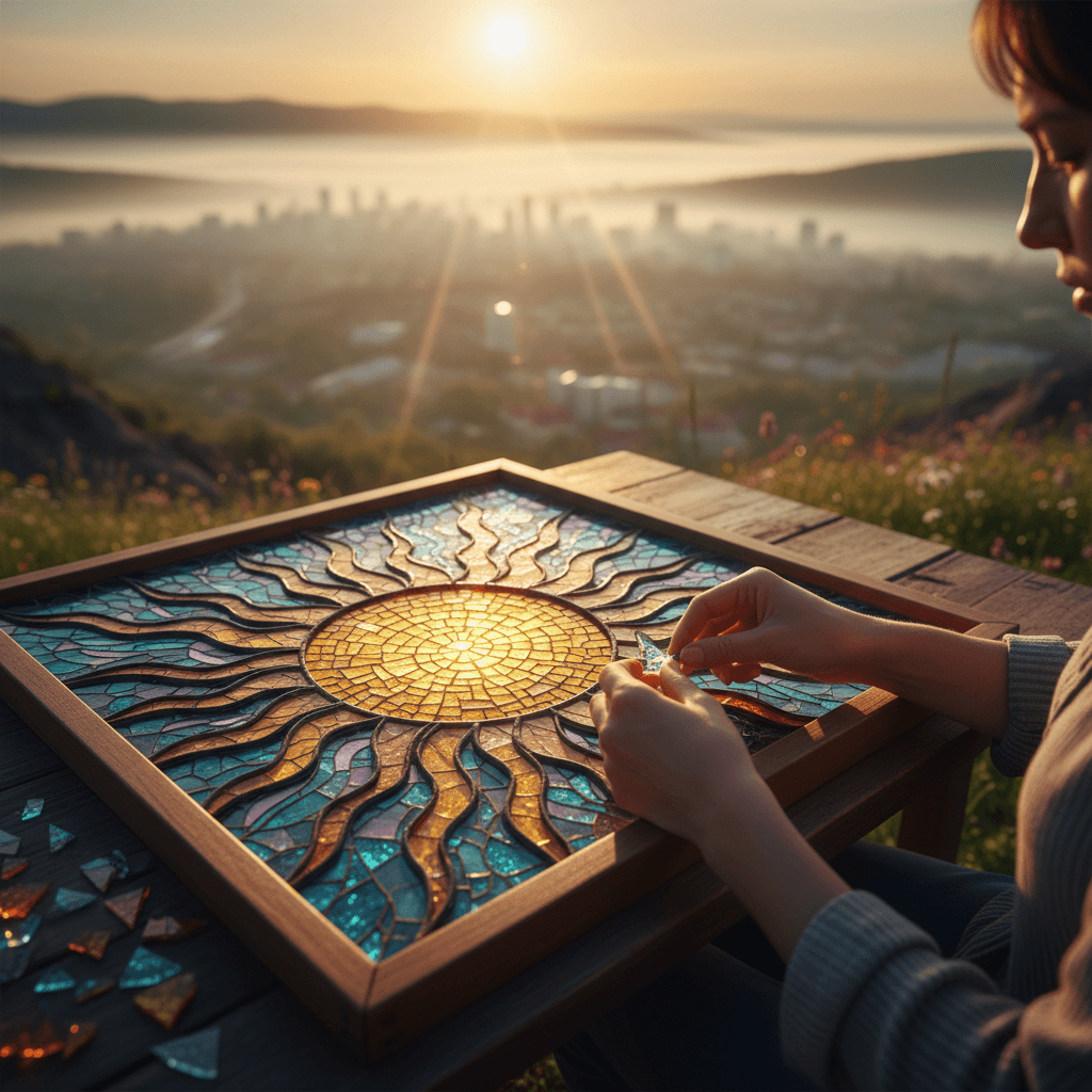 Reúne fragmentos de hoy para construir un mañana más brillante. — Margaret Atwood