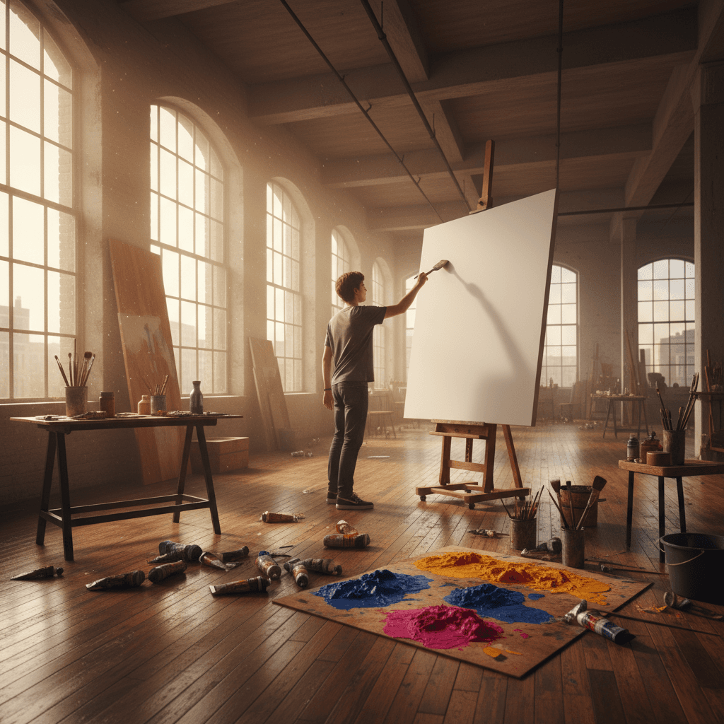 Create boldly: the canvas will forgive more than your fear expects. — Virginia Woolf