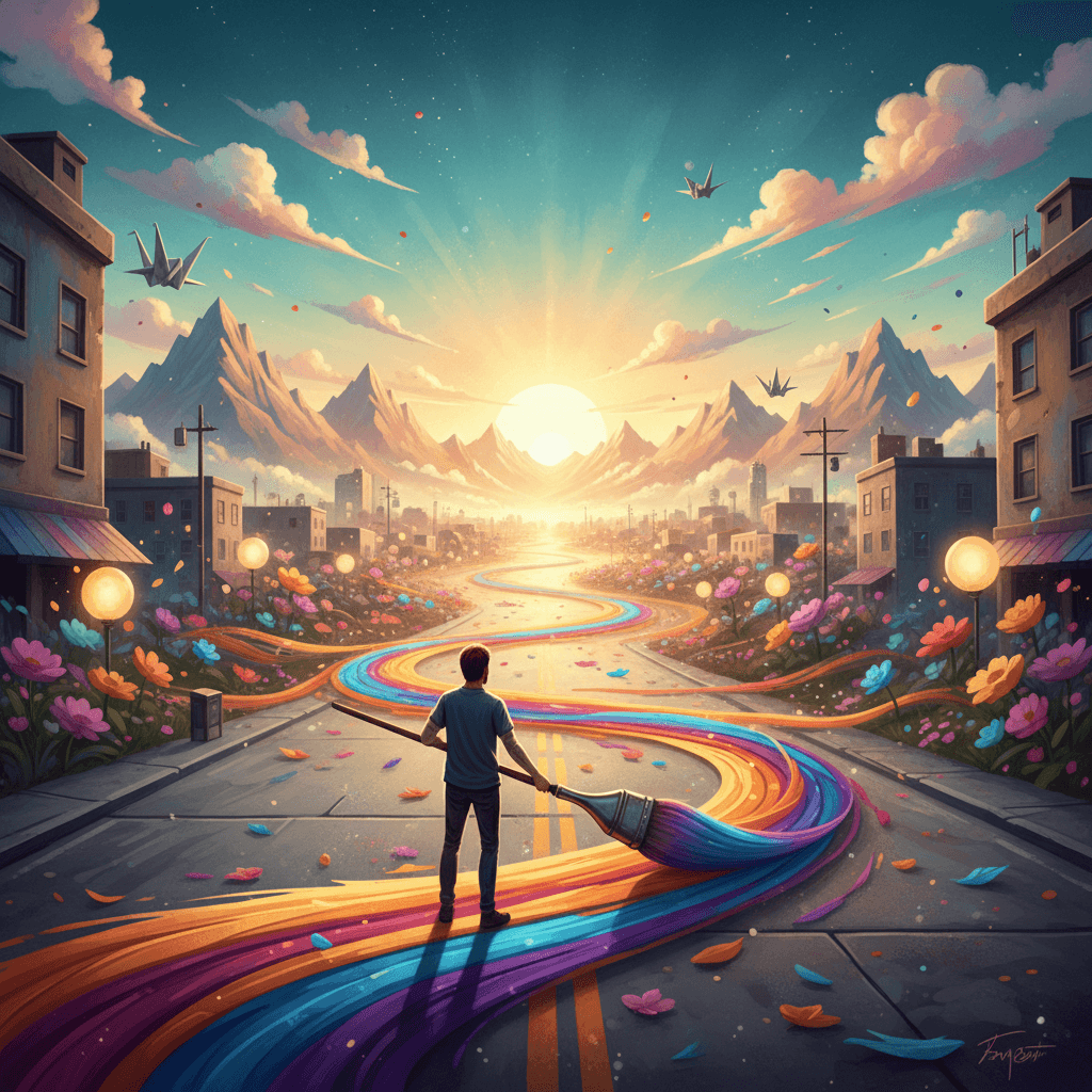 Paint the present with the colors of your future. — Haruki Murakami