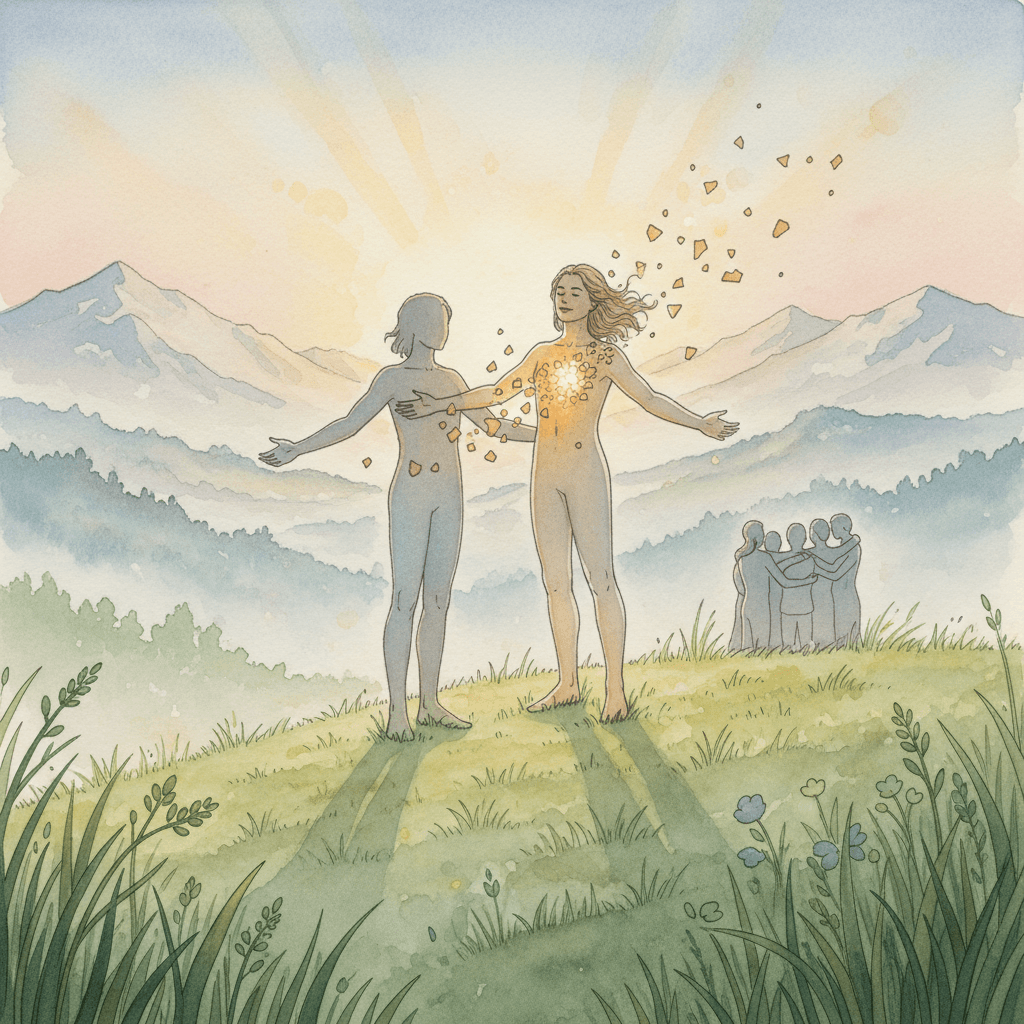 La plenitud crece cuando aceptamos las partes que alguna vez ocultamos. — Carl Jung