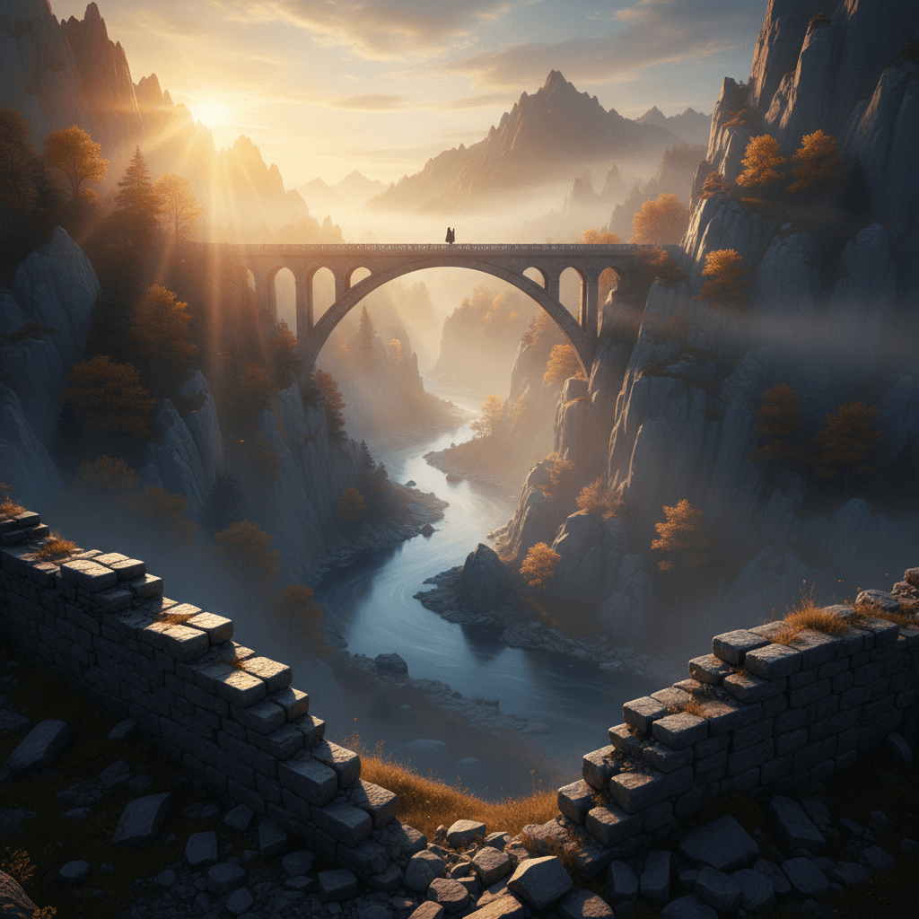 Mide tu fuerza por los puentes que construyes, no por los muros que levantas. — Marco Aurelio