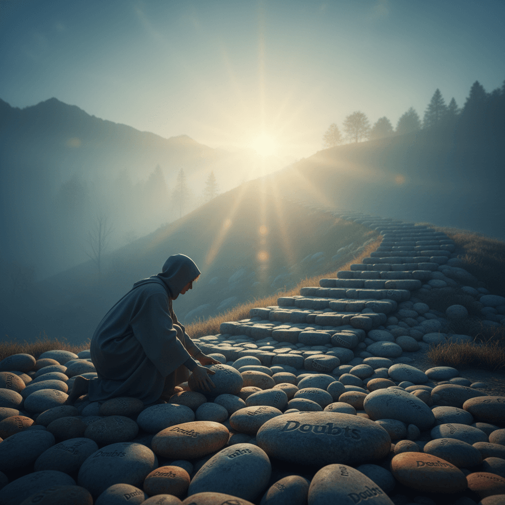 将你的疑虑收集如石,然后用它们建起那曾阻挡你的阶梯。——萨福