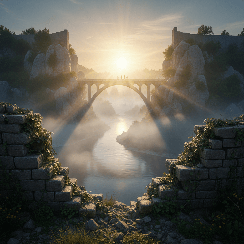 Construye puentes con tus acciones; los puentes llevan a cada uno de nosotros más lejos de lo que los muros jamás llevarán. — Albert Camus