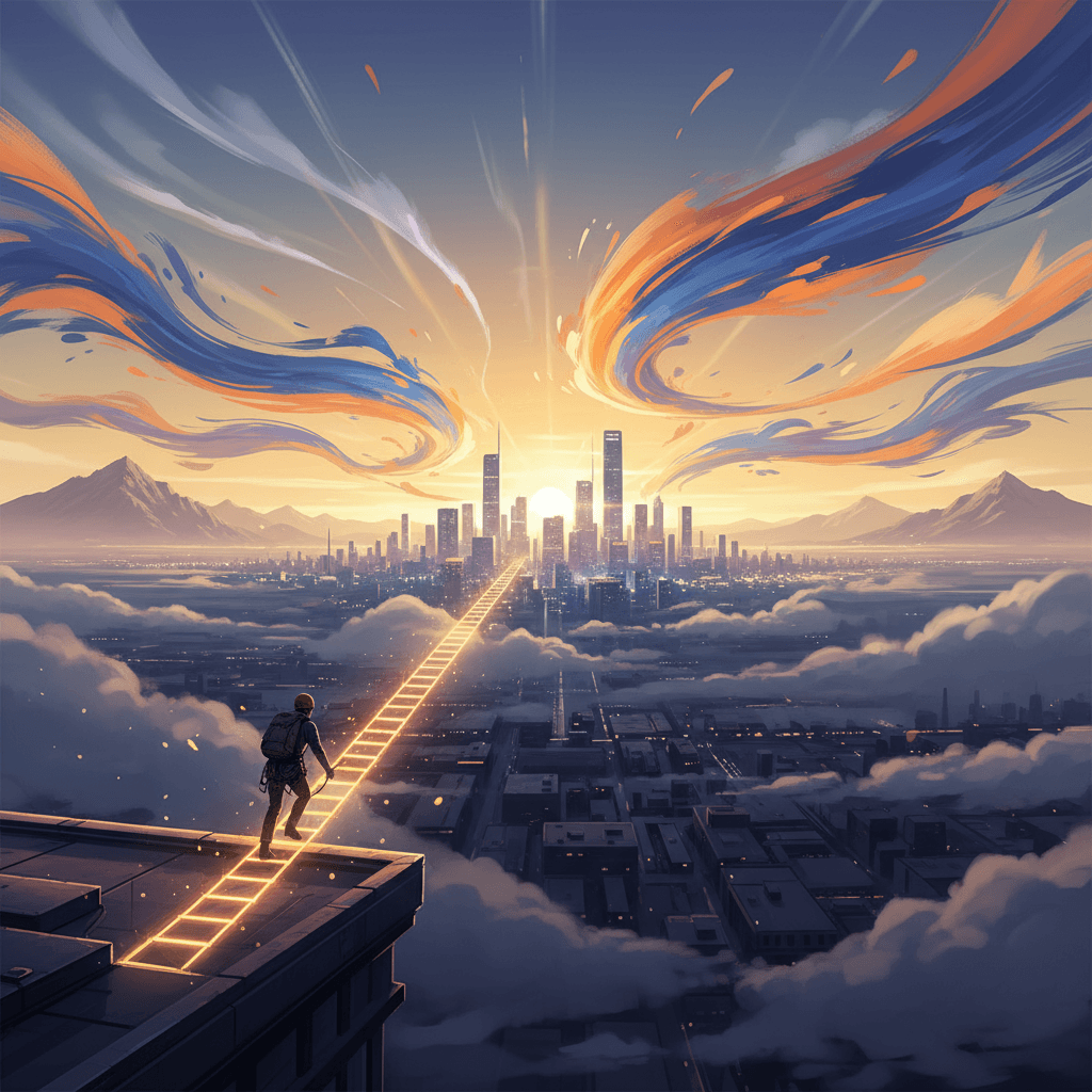 Pinta tus intenciones en el horizonte y luego sube para encontrarlas. — Vincent van Gogh